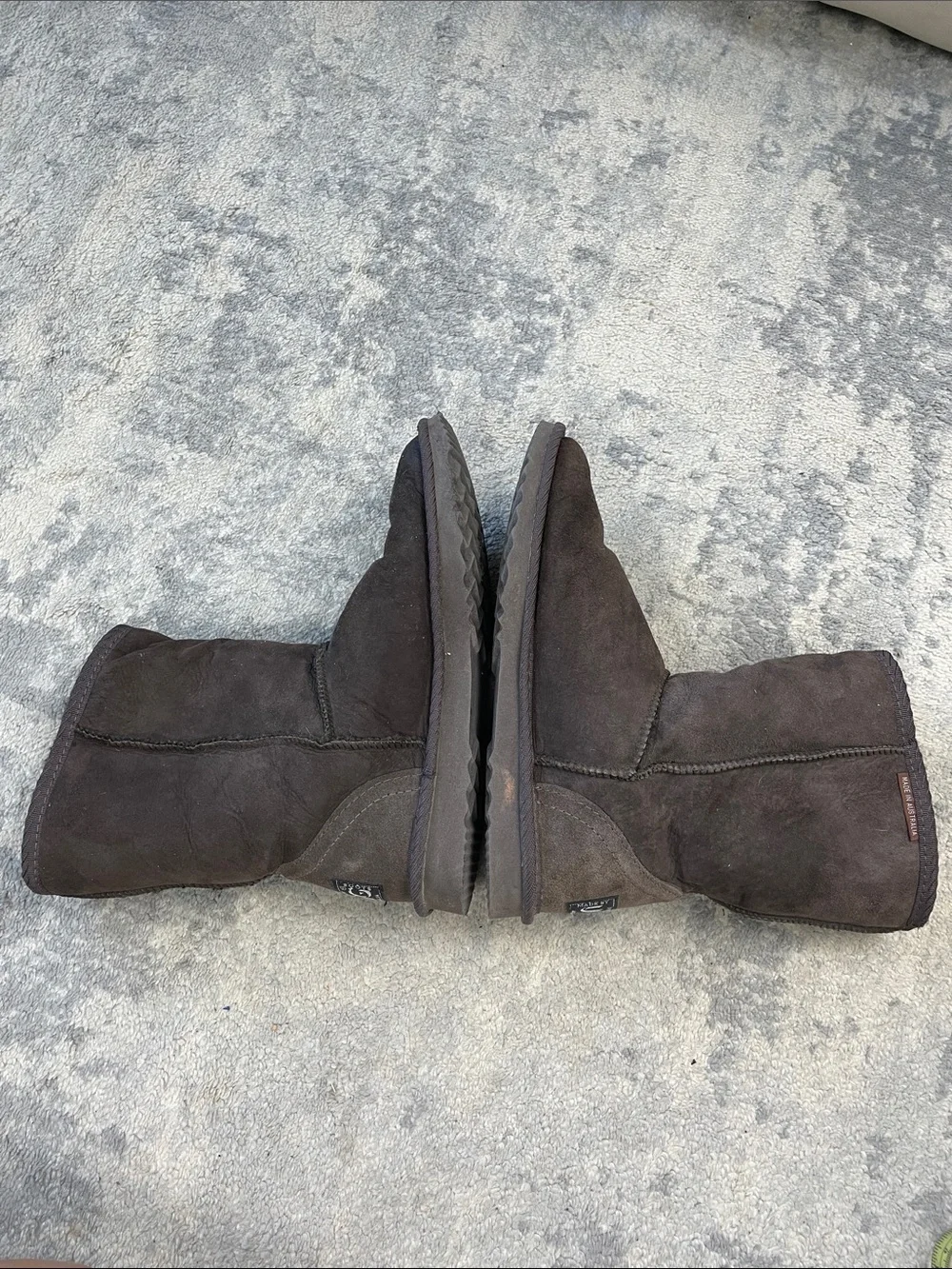 Jumbo UGG Australia Sheepskin Brown Boots